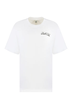 Cotton crew-neck T-shirt-0